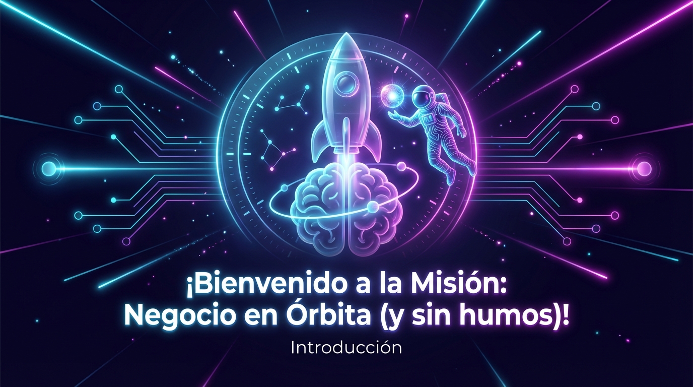 Pon tu negocio en órbita, sin humo.