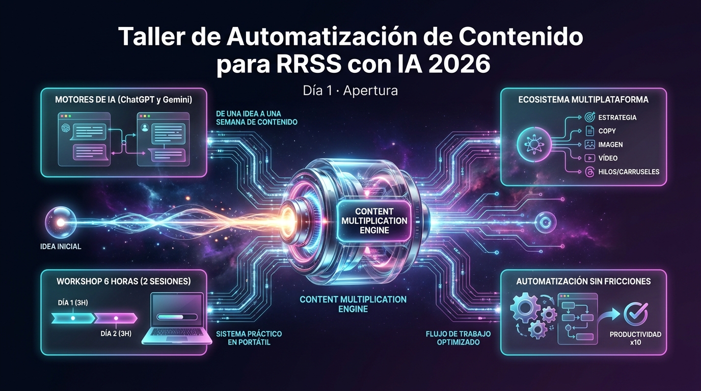 Taller de Automatización de Contenido para RRSS con IA 2026