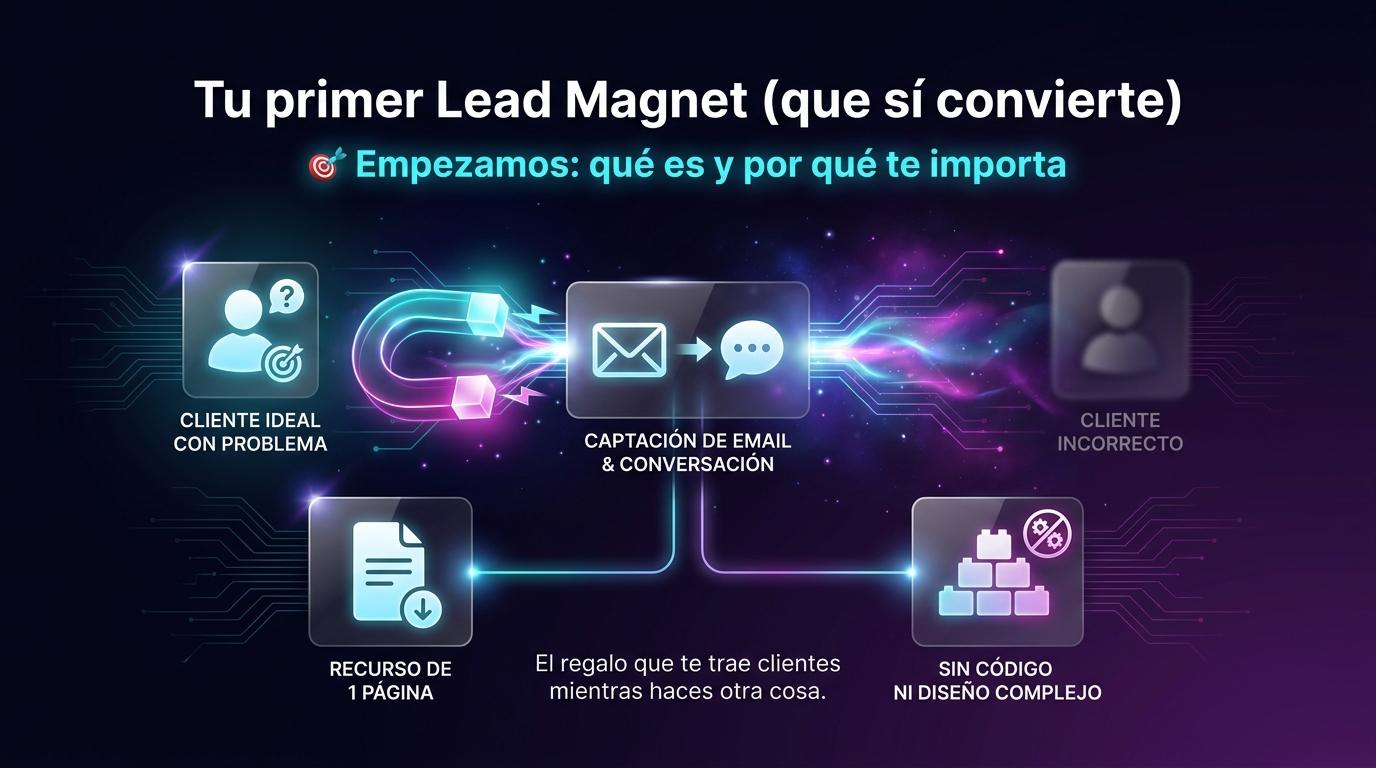 Tu primer Lead Magnet (que sí convierte)